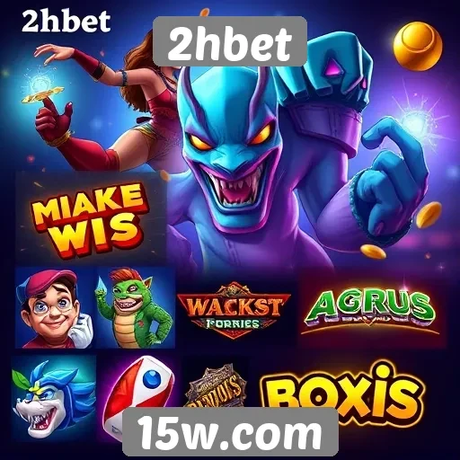 Variedade de jogos disponíveis na plataforma 2hbet